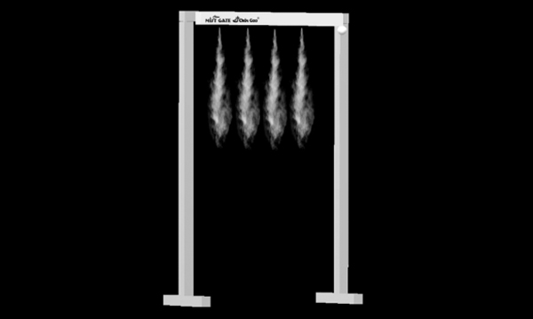 ゲート型ミスト噴霧装置